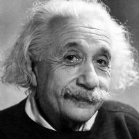 Un foto ritratto di Albert Einstein